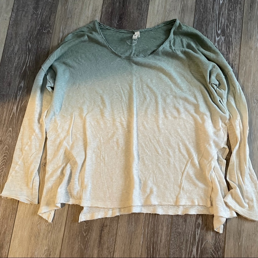 Free People Tie-dye long sleeve